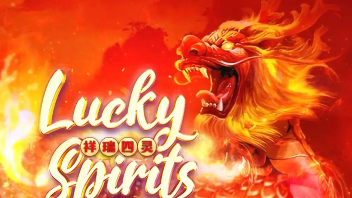Interface do jogo de slot Lucky Spirits com tema místico